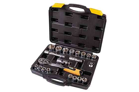 MASTERTOOL Набір інструментів MASTERTOOL PROFI ½" 21 шт 10-32 мм CrV50BV30 протиударний кейс 78 Коломия