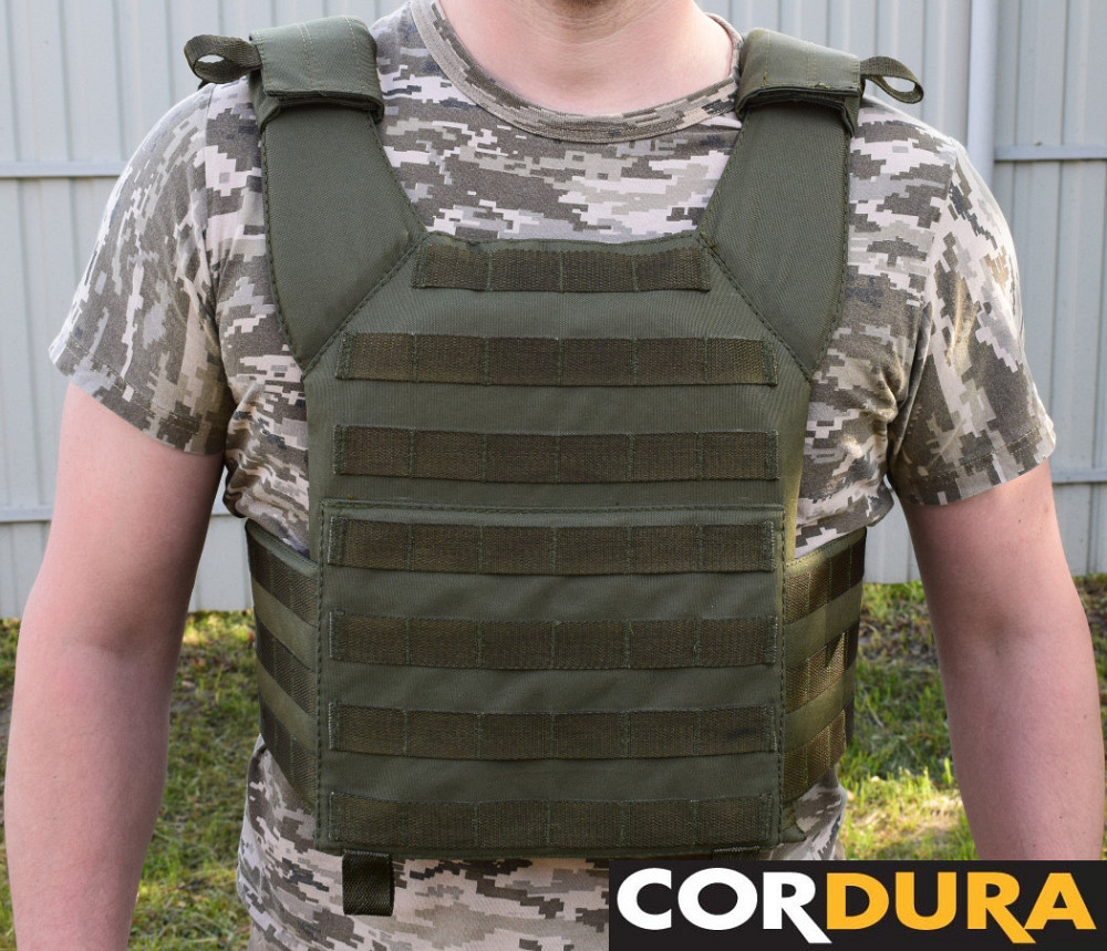 Плитоноска Novator PL-1 Khaki Cordura Київ - фото 1