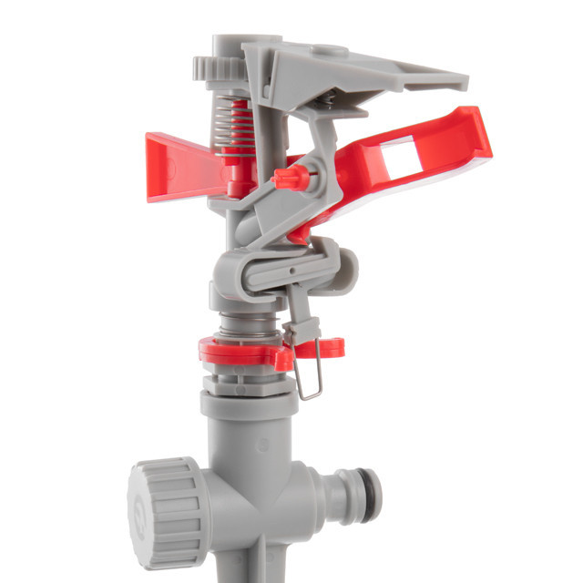 Дощувач пульсаційний на кілку, з повною або частковою зоною поливу до 12 м, матеріали: PP, ABS INTERTOOL GE-0051 Київ - фото 3