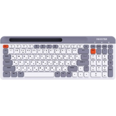 Клавиатура Maxxter KBW-02G-UA Wireless Grey (KBW-02G-UA) Винница - изображение 1