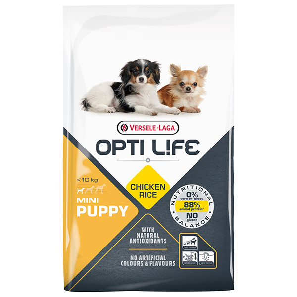 Opti Life Puppy Mini ОПТІ ЛАЙФ ЦУЦЕНЯ МІНІ МАЛИХ сухий суперпреміум корм для цуценят міні та малих порід Київ - фото 1