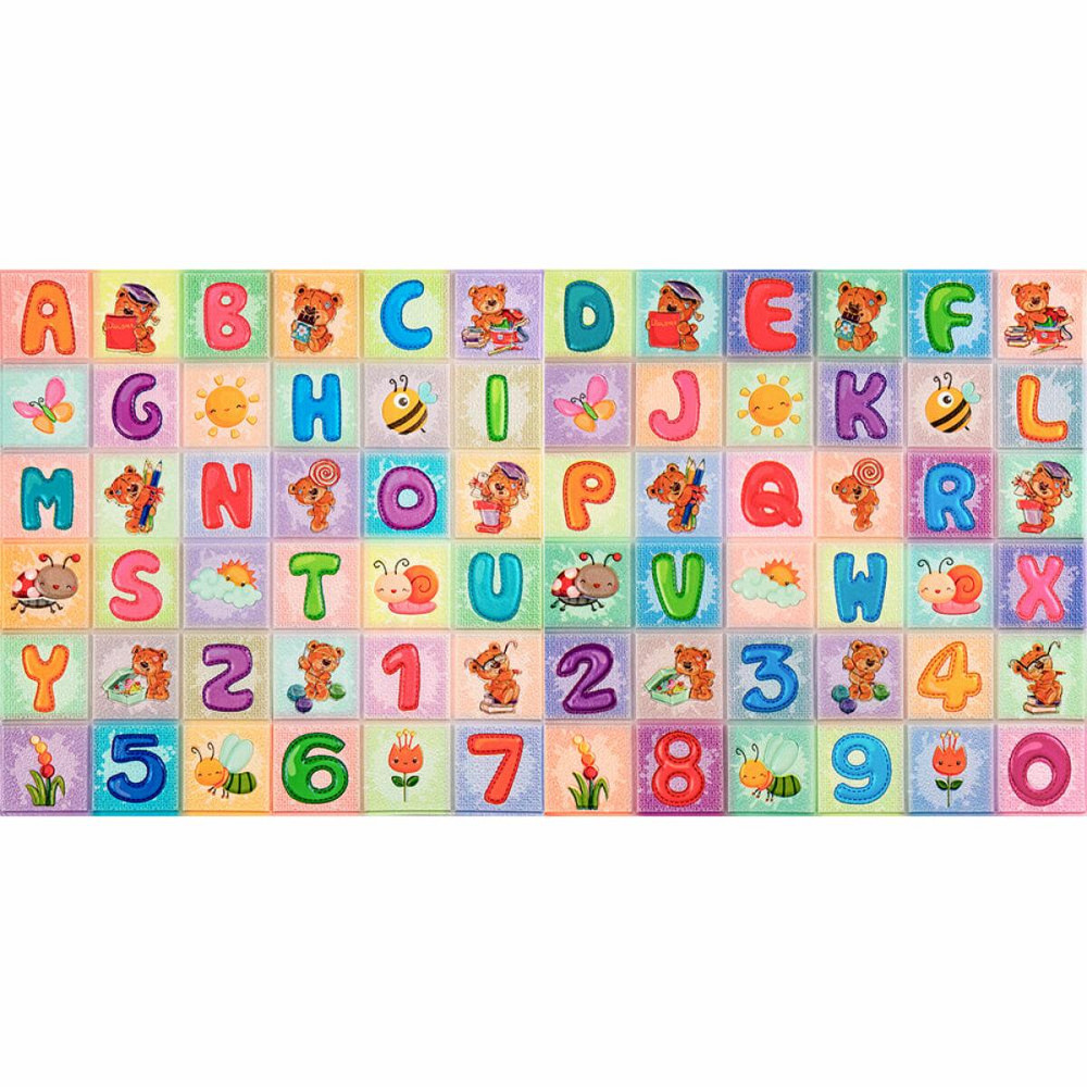 Набор панелей стеновых 3D 700х1400х4мм Алфавит (2шт) SW-00002352 Киев - изображение 1