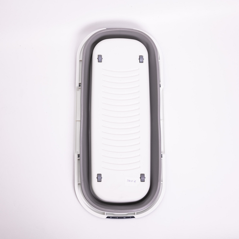 Складне відро-таз із пластику з силіконовими вставками для дому, дачі та подорожей HP-35015-2 Київ - фото 6