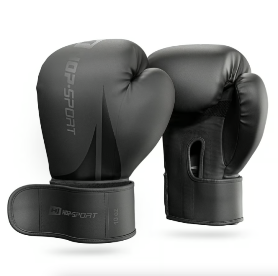 Боксерські рукавиці Hop-Sport HS-BG10 10oz чорні Київ