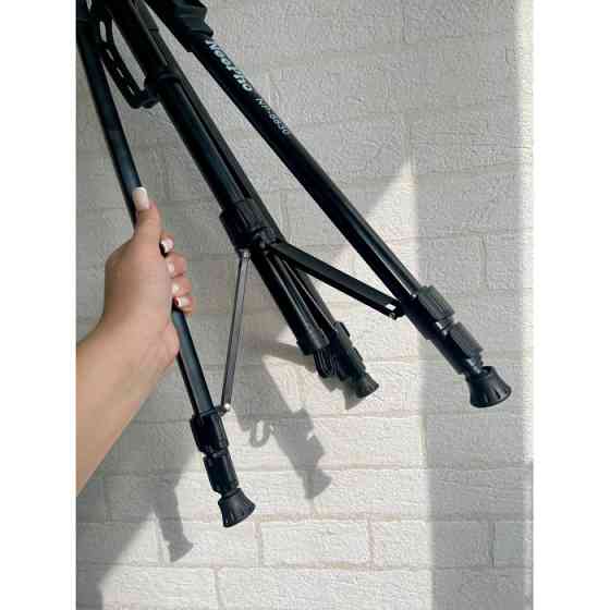 Штатив тренога NeePho NP-8830 не съемная площадка + держатель + пульт + чехол (54-155см) Черный Киев