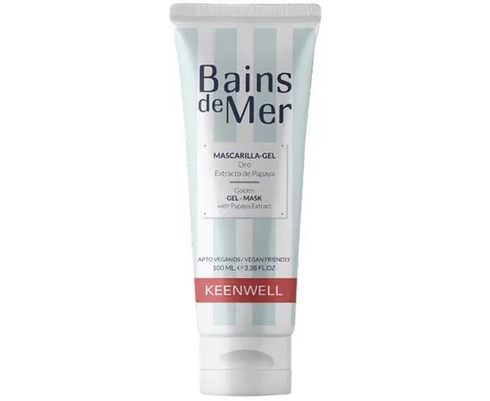 Золота гель-маска з екстрактом папаї Keenwell Golden Gel-Mask With Papaya Extract 100 ml Дніпро