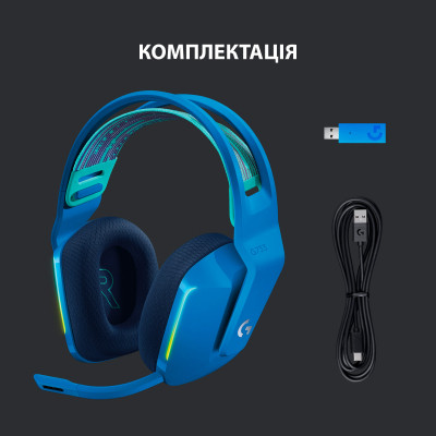 Навушники Logitech G733 Lightspeed Wireless RGB Gaming Headset Blue (981-000943) Вінниця - фото 8