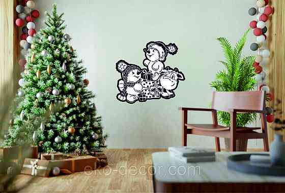 Декоративне настінне Панно «Сніговик», Декор на стену Київ