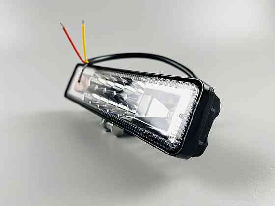 Фара LED прямокутна 18W 6000K (16 діодів) протитуманна багатофункціональне додаткове освітлення Мукачево