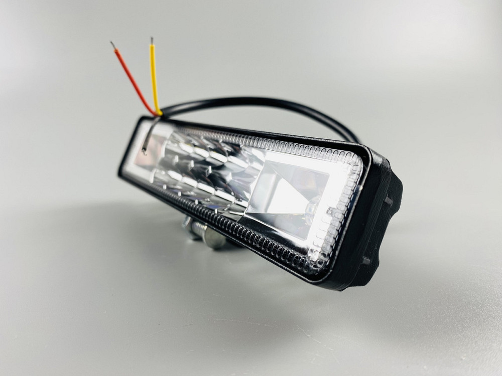 Фара LED прямокутна 18W 6000K (16 діодів) протитуманна багатофункціональне додаткове освітлення Мукачево - фото 4