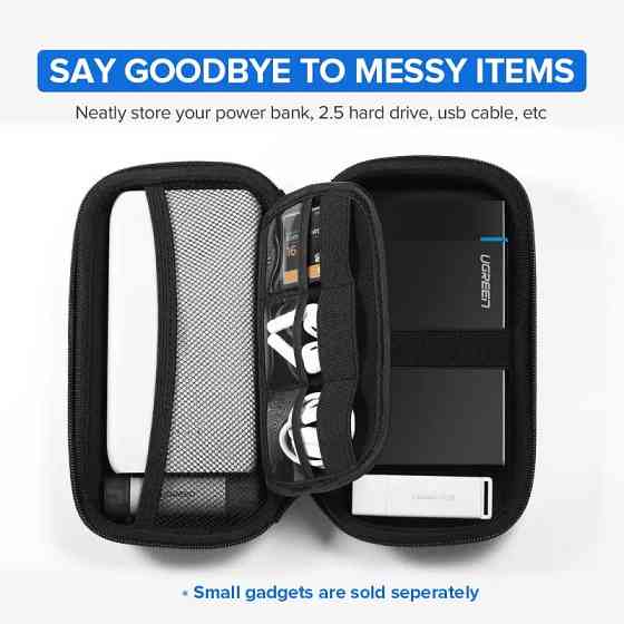 Органайзер для HDD UGREEN LP128 Hard Disk Storage Bag Large Size(UGR-50274) UGR-50274 Одеса