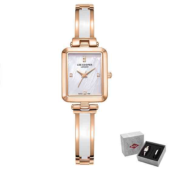 Подарочный набор Lee Cooper Romantic Set (часы + браслет + фирменная коробочка) Киев