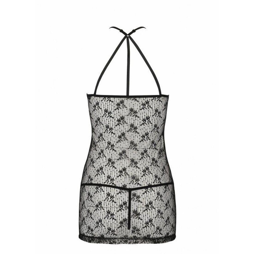 Напівпрозора Сорочка Passion AZALIA CHEMISE L/XL, black Sex Aura Київ - фото 6