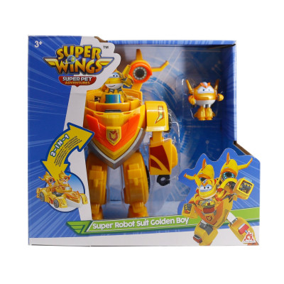 Игровой набор Super Wings Super Robot Suit Золотой Мальчик (Golden Boy) (EU770352) Винница - изображение 3