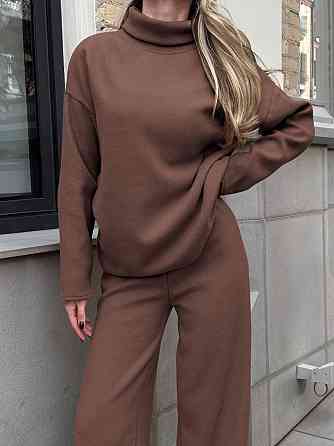 Костюм жіночий теплий Шоколадний 42/46 Харків