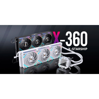 Система жидкостного охлаждения 1stPlayer X-360-BK Винница - изображение 6