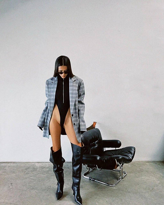 Жіноче боді з відкритими плечима та глибоким вирізом на талії турецький мікродайвінг 46/48 Одеса - фото 3