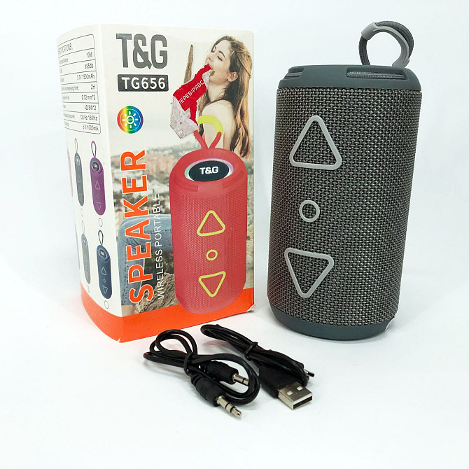 Блютуз-колонка с usb-портом TG656, Музыкальная блютуз колонка с подсветкой, Маленькая колонка для улицы YF-50 Львов - изображение 13