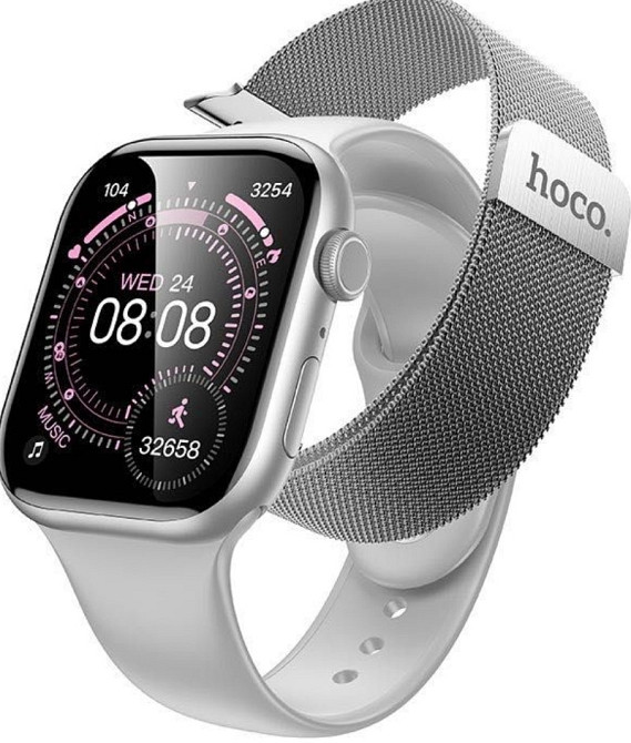 Смарт годинник HOCO Y42 Bluetooth дзвінки 2.01 2 ремінці. Харків - фото 2