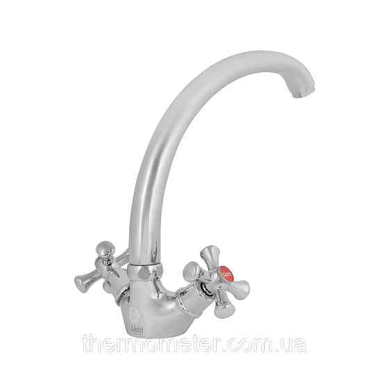 Смеситель для кухни Lidz Lamb 273F двухвентильный LDLAM273FCRM21890 Chrome Киев