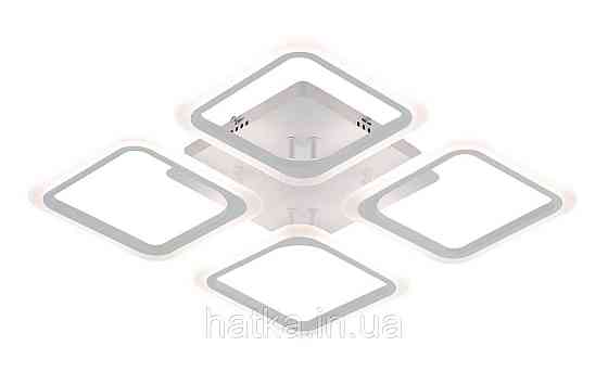 Люстра светодиодная акриловая потолочная 6110-4 WT 74W Киев