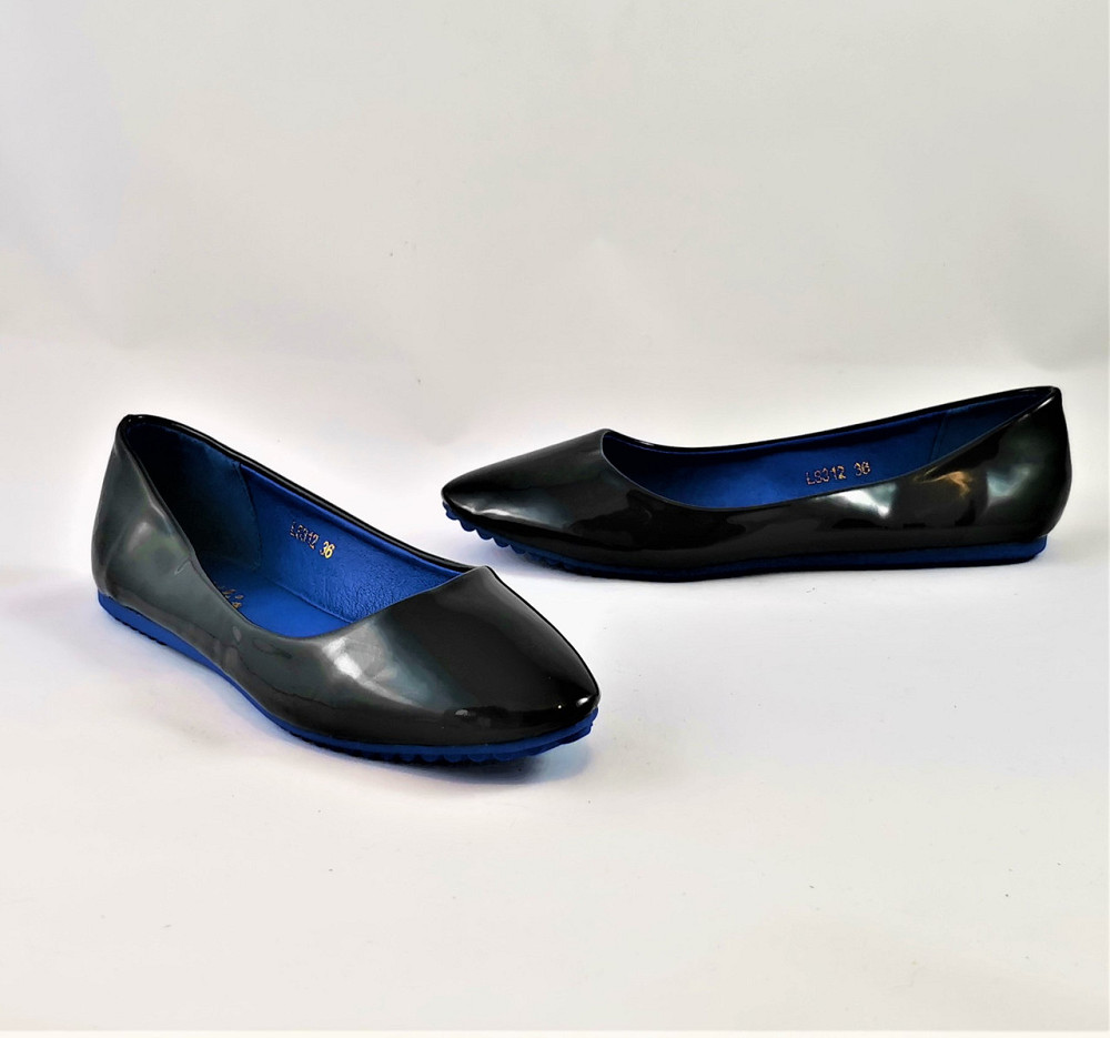 . Жіночі Балетки Чорні Мокасини Туфлі (розміри: 36) - 312 Дніпро - фото 8