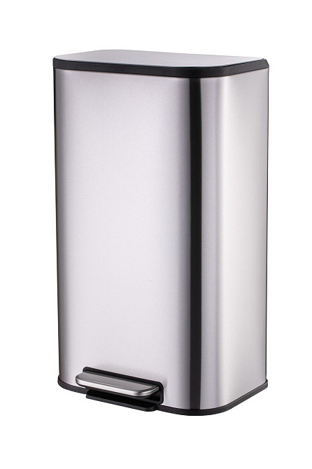 Відро для сміття з плавним закриттям прямокутне Mixxus Cubic-TC0112 SS Color 12л колір нержавійка  ( MI7089 ) 21272 Харків - фото 8