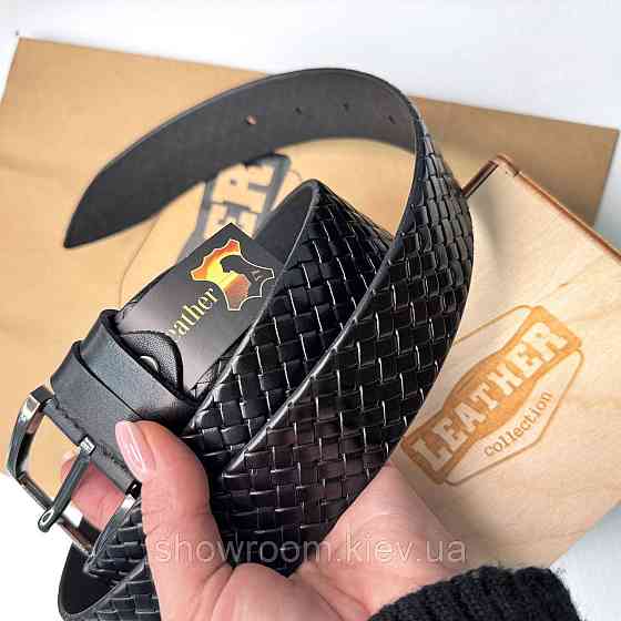 Чоловічий шкіряний ремінь Leather Collection (7810) Київ