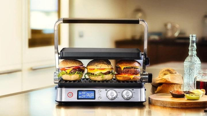 Гриль Braun MultiGrill 9 CG 9040 нержавіюча сталь із чорним Харьков - изображение 19