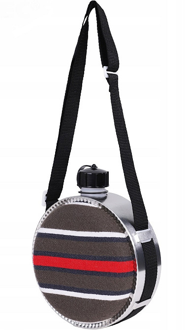 Универсальная Фляга 1.9 литров с чехлом и ремнем Mil-Tec от Sturm 