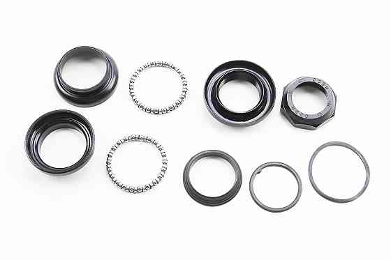 Кермова колонка 1-1/8" (34/28.6x34/30) різьбової вилки, чорні H841SW Київ