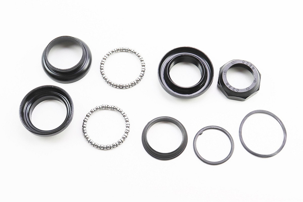 Кермова колонка 1-1/8" (34/28.6x34/30) різьбової вилки, чорні H841SW Київ - фото 2