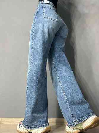 Джинсы женские Its Basic 2507-4 wide leg палаццо стрейчевые голубые, голубой, 42, 42, 87 см, 114 см Киев