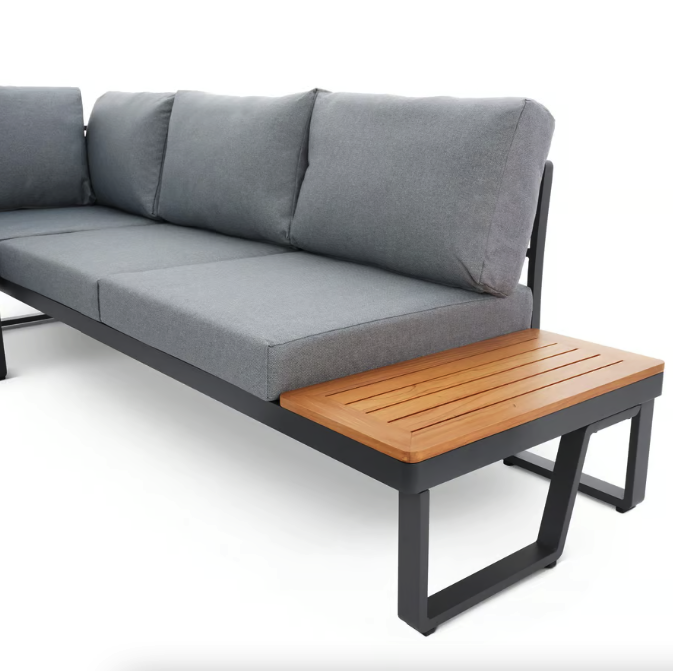 Комплект садових меблів Di Volio Veledo графітовий Київ - фото 3