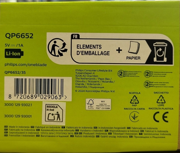 Тример універсальний Philips OneBlade Pro 360 QP6652/35 Нові! Київ - фото 5