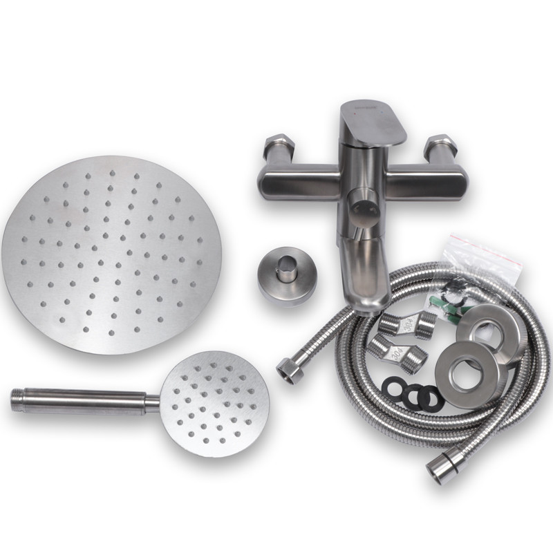 Душова колонна зі змішувачем з нержавіючої сталі Mixxus Eva-009-J (MI5788) Харків - фото 3