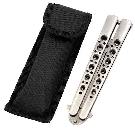 Ніж метелик Тренувальний Metalic AK7 Дніпро