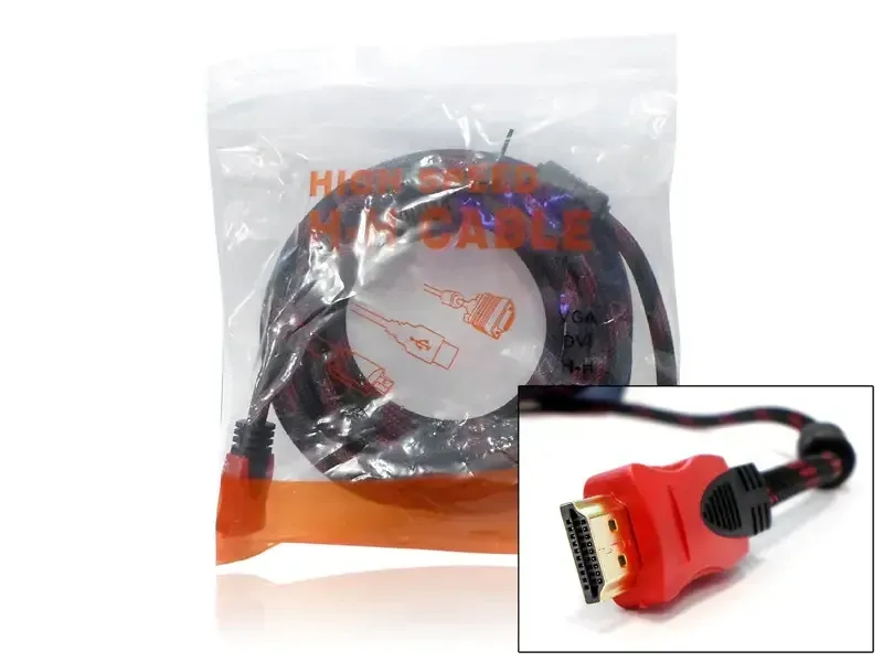 HDMI кабель 5 м двосторонній, підтримка Full HD, 3D та Ethernet, для телевізора, монітора та проектора Одеса - фото 7