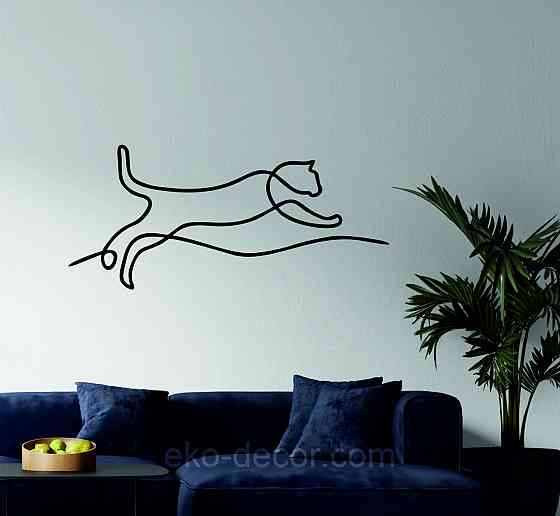 Декоративное настенное 3D Панно «Кот» Декор на стену с объемом Киев