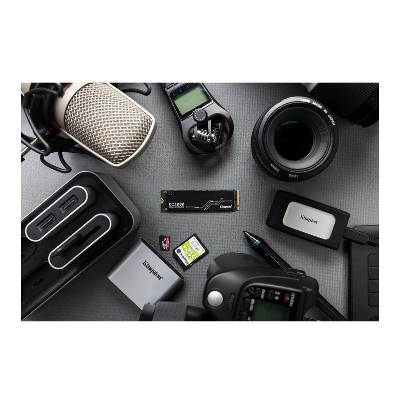 Накопичувач SSD M.2 Kingston KC3000 2048GB NVMe 2280 PCIe 4.0 x4 3D NAND TLC Київ - фото 8