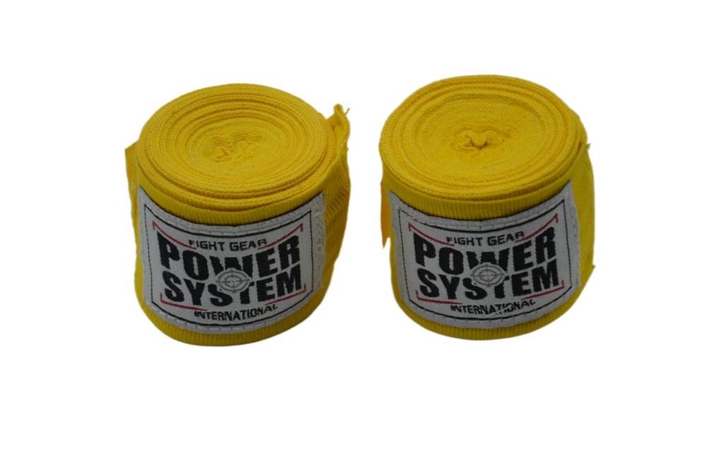 Бинти для боксу Power System PS-3404 Yellow (4 м) Каменское - изображение 5