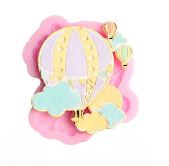 Молд силиконовый Воздушный шар 100 на 90 см розовый Киев