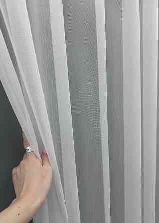 Тюль VR-Textil 1153т Бамбук однотонный Белый 250х270 см (43-311) Киев