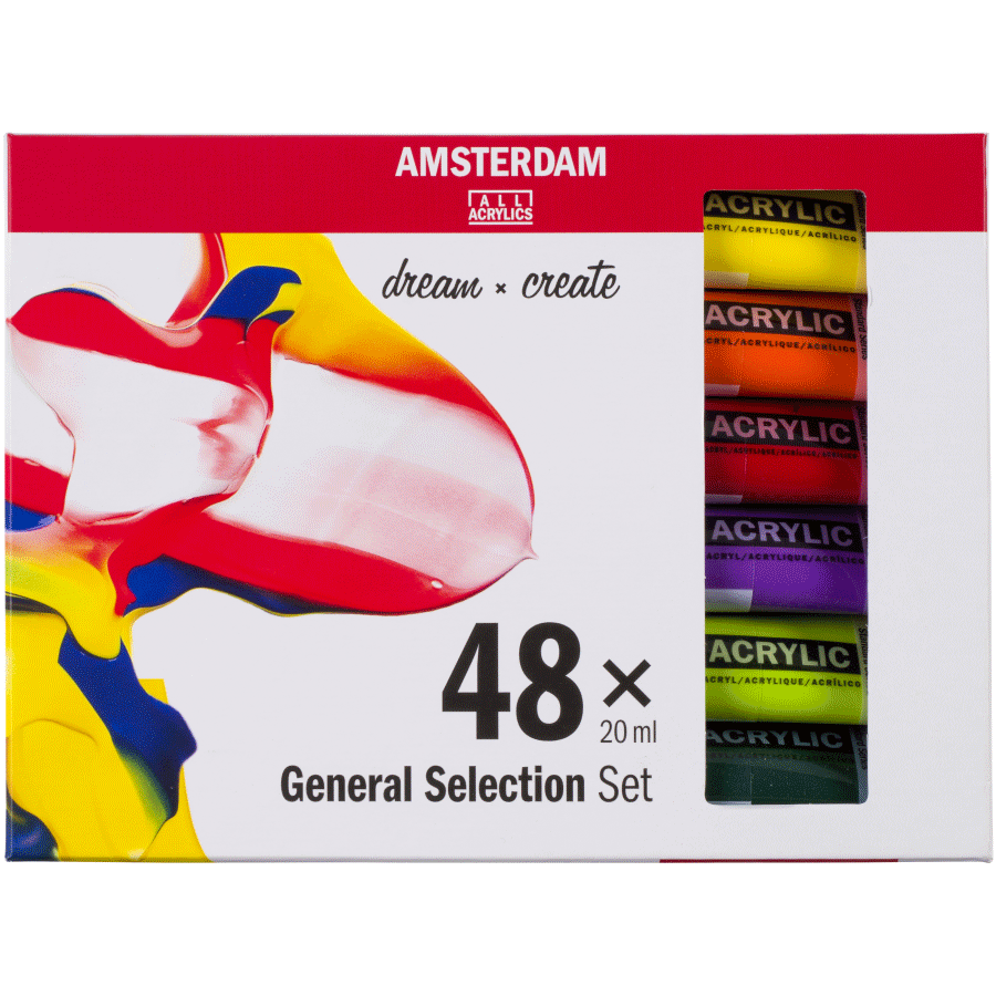 Набір акрилових фарб AMSTERDAM GENERAL SELECTION 48х20мл Royal Talens Київ - фото 2