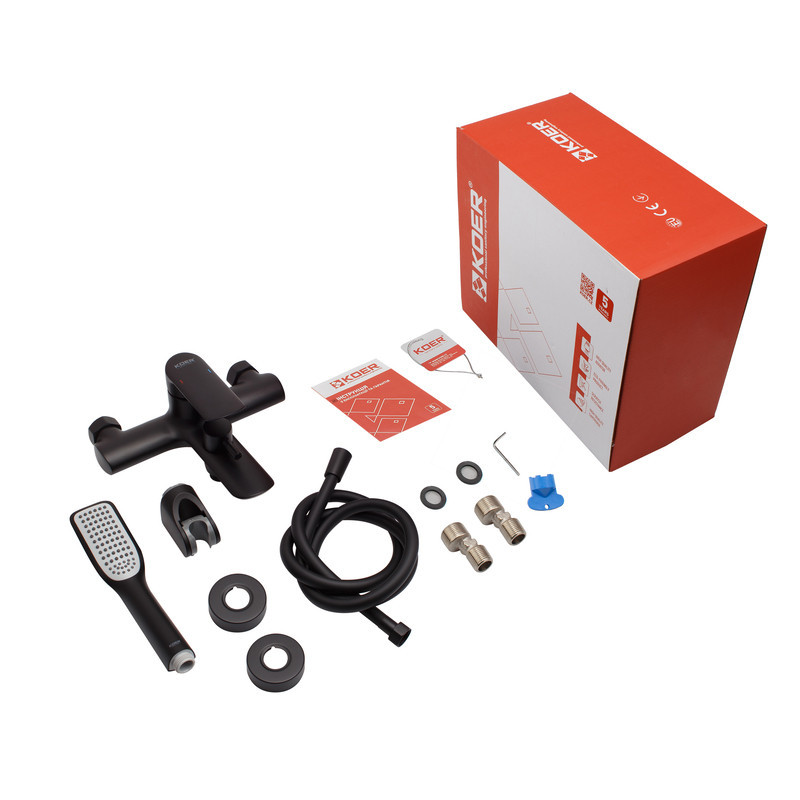 Смеситель для ванны Koer KB-40028-05 с коротким изливом (KR5306) Харьков - изображение 3