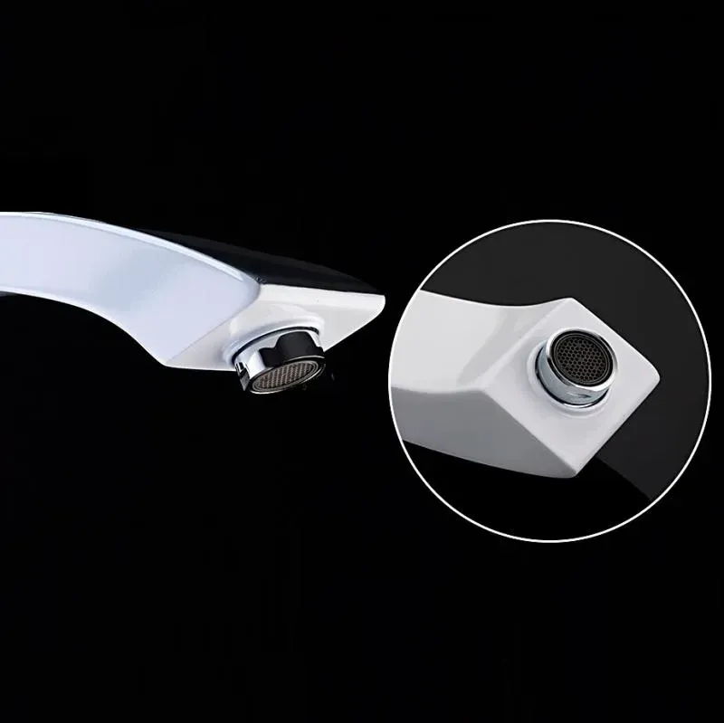 Змішувач для ванни на підлогу GAPPO Jacob G3007-8 білий/хром Київ - фото 5