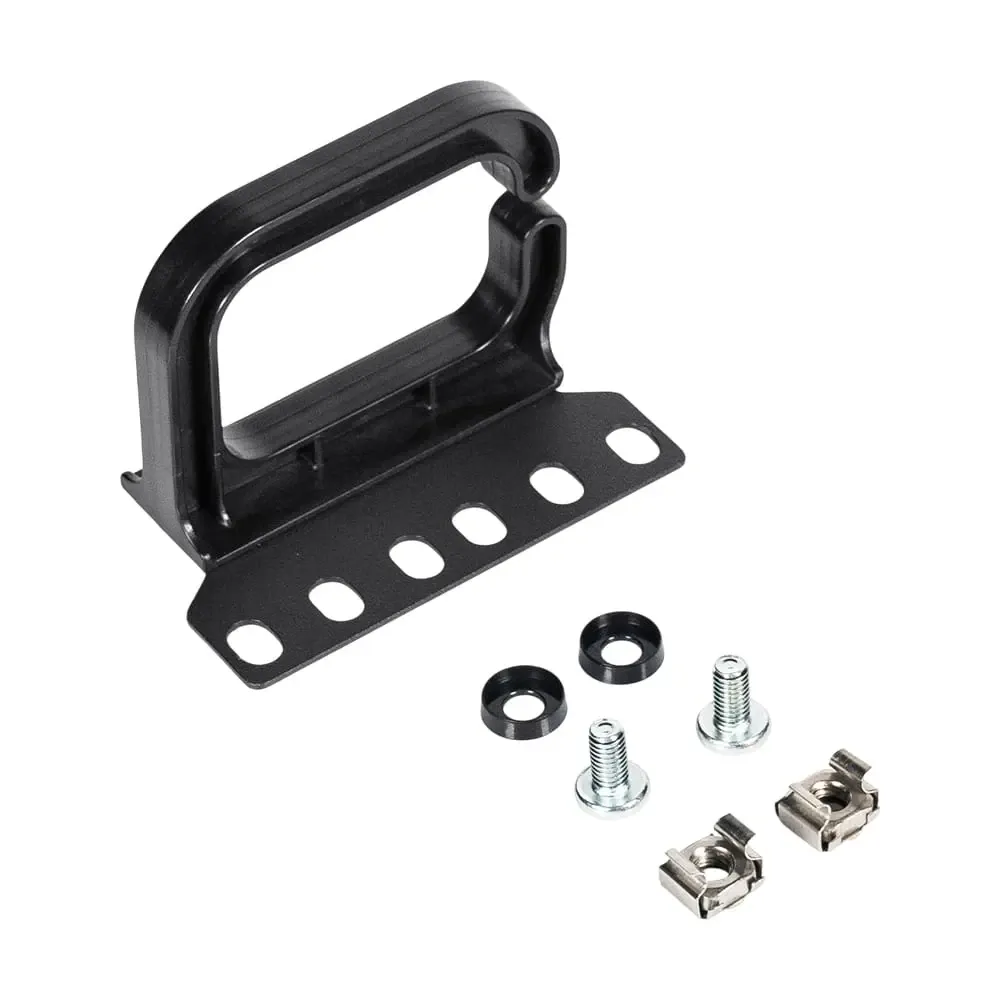 Кабельний організатор-кільце Trinix TRX-2U/CM-R Black для комутаційної шафи 19