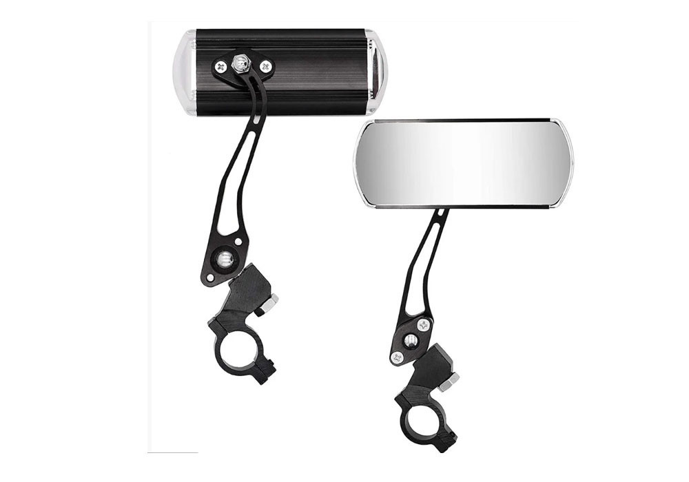 Дзеркало для велосипеда на кермо 2 шт Feel Fit чорне Бровари - фото 1