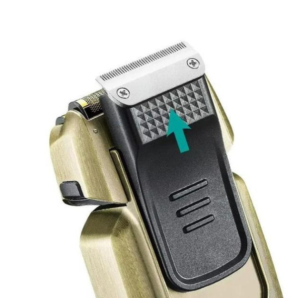 Электробритва шейвер VGR V-337 IPX6 двойное лезвие LED дисплей (2 насадки) Бронзовый Киев - изображение 4