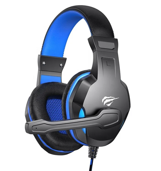 Навушники Havit HV-H763d з мікрофоном AUX чорний/синій Житомир - изображение 1